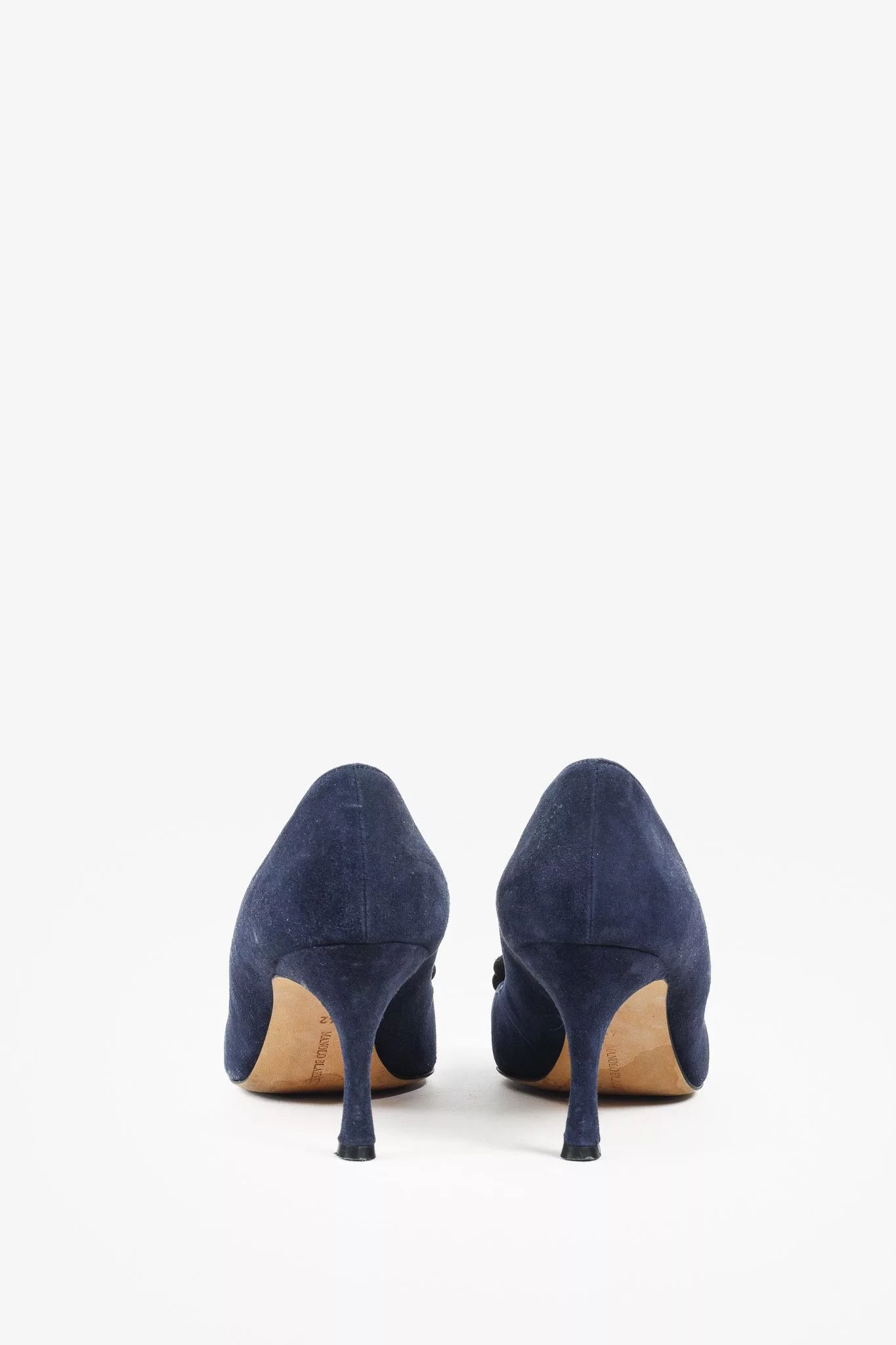 Manolo Blahnik Heels Manolo Blahnik Lisane Bow Pumps Black