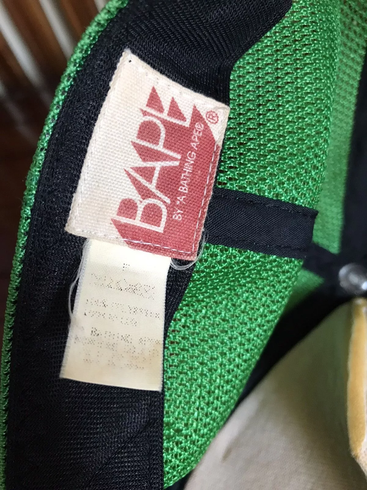 Bape Hats Bape Sta Mesh Cap Green