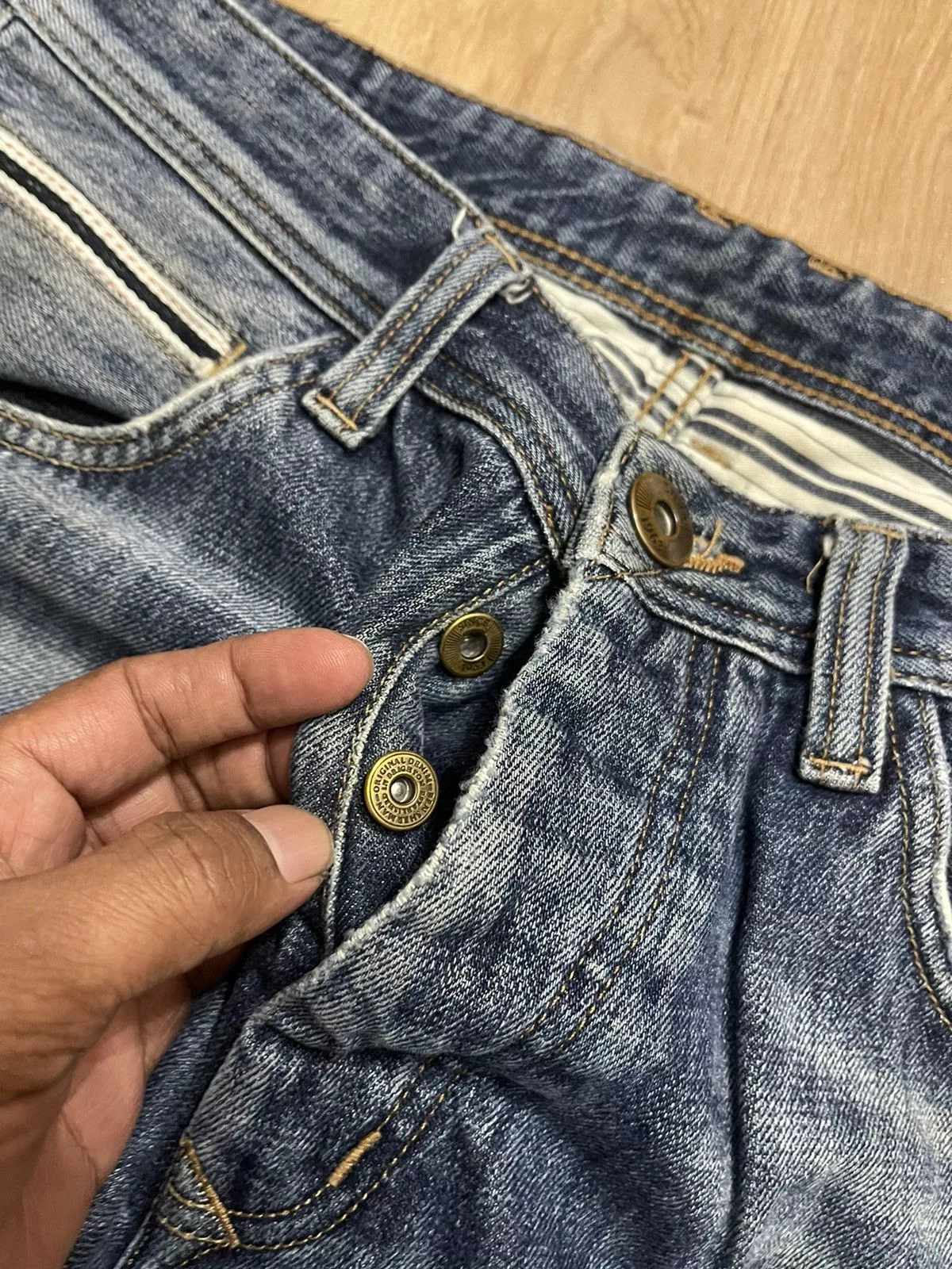 Ben Sherman Denim Ben Sherman Distressed denim Blue