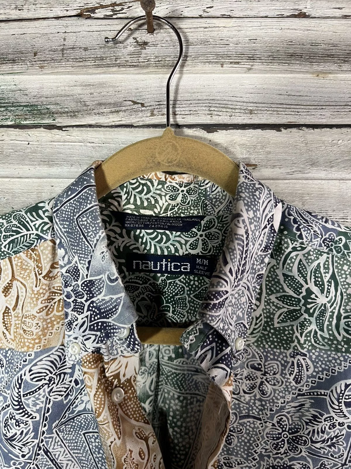 Nautica Shirts Button Ups Nautica Hawaiian Shirt Blue