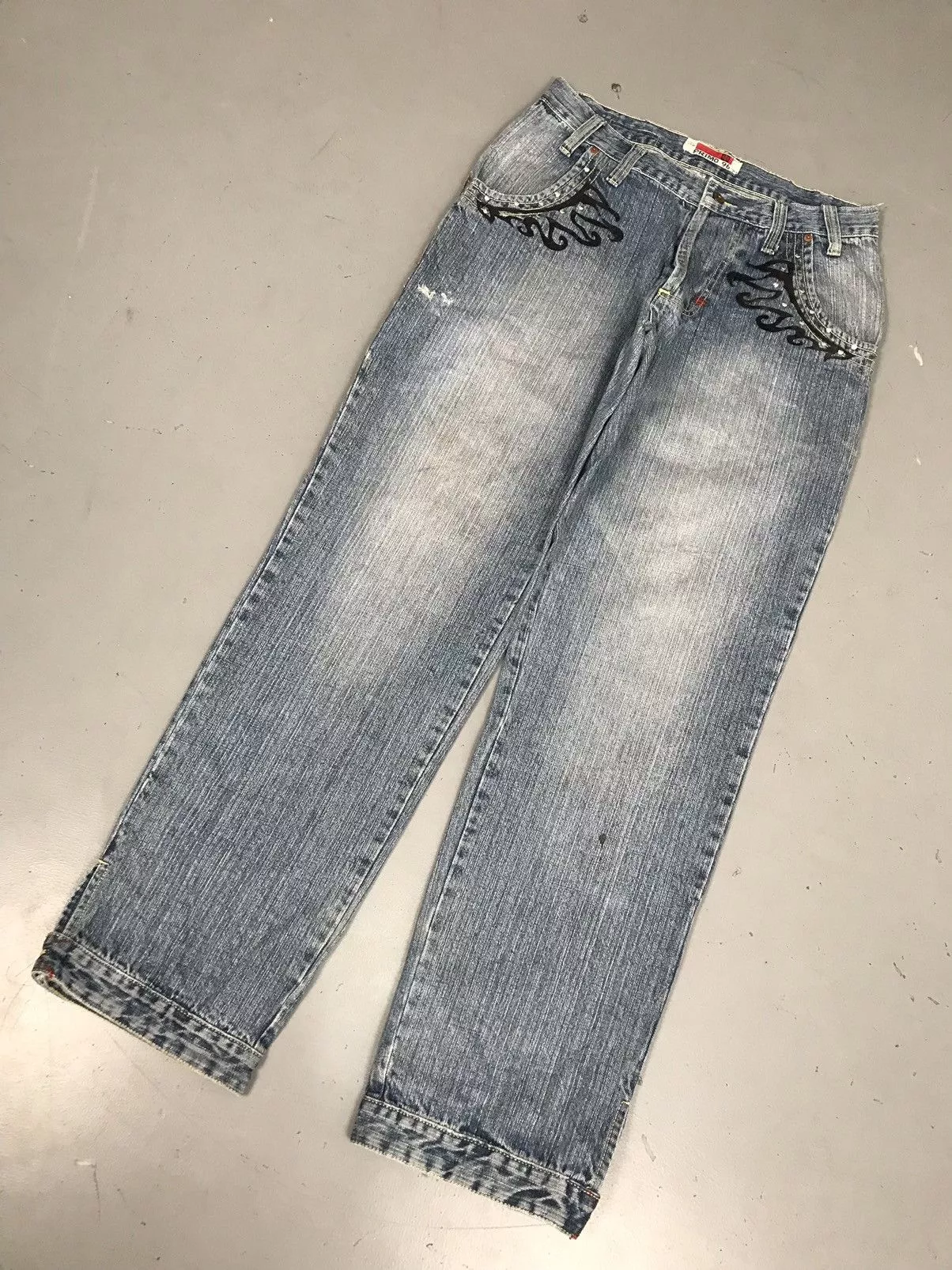 Vintage Denim Vintage pime 96 embroidered denim Blue