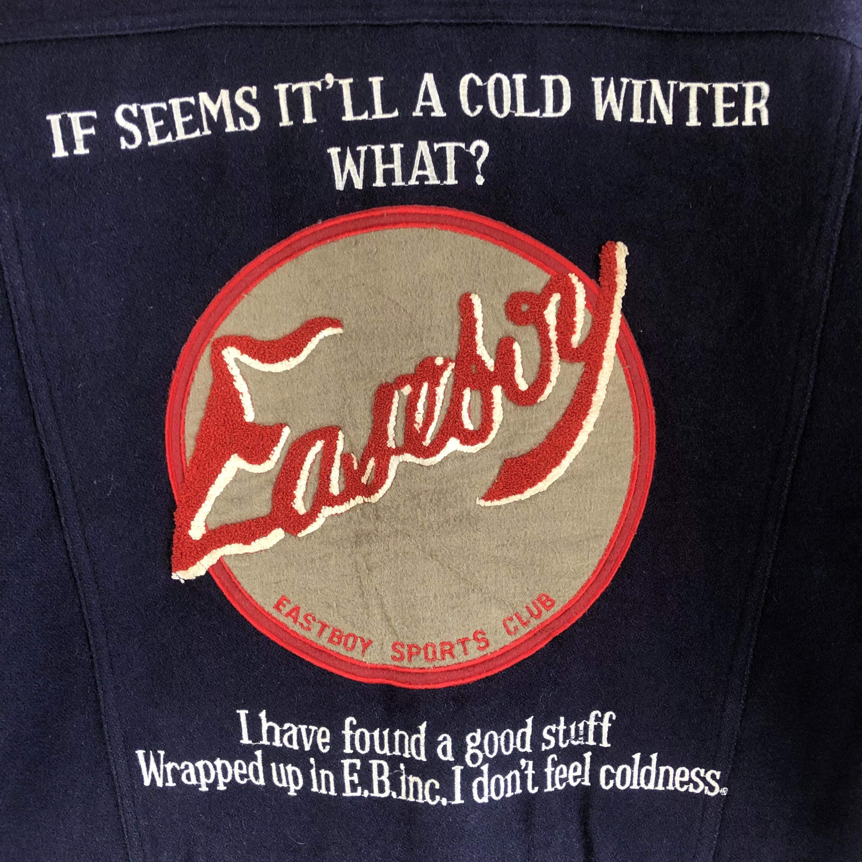 Vintage Light Jackets Vintage Eastboy Varsity Jacket Japanese Wool Jacket Multi