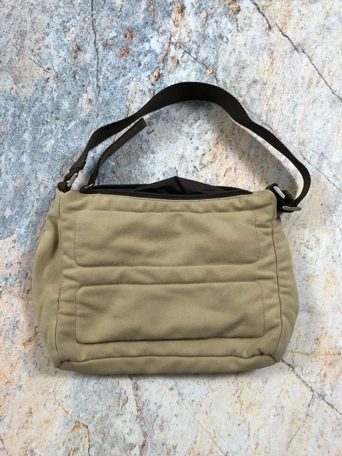 Prada Handle Bags Prada × Vintage Prada hand bag Brown