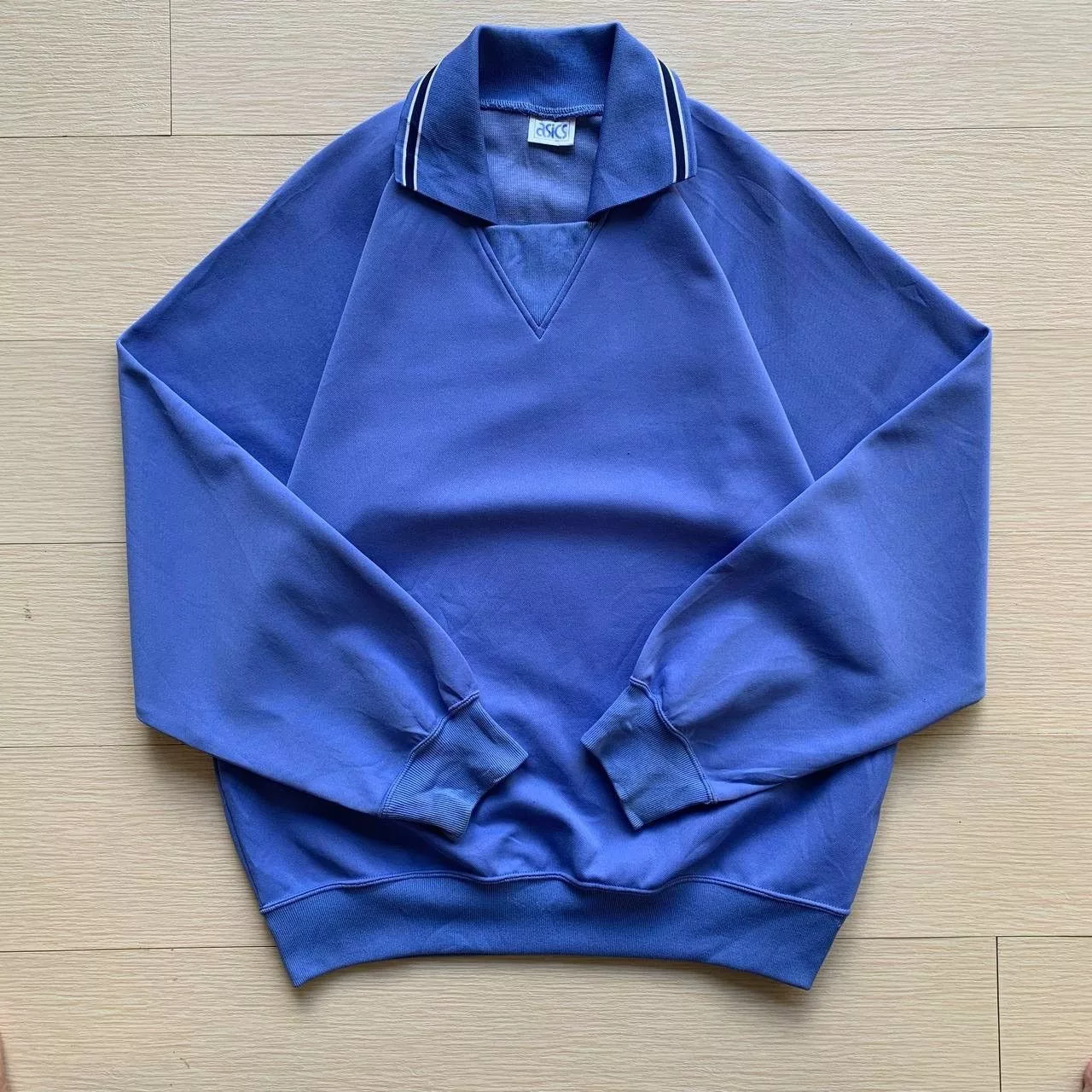 Asics Light Jackets Asics × Vintage RARE GRAIL Asics Retro Jersey 90s Blue Sportswear