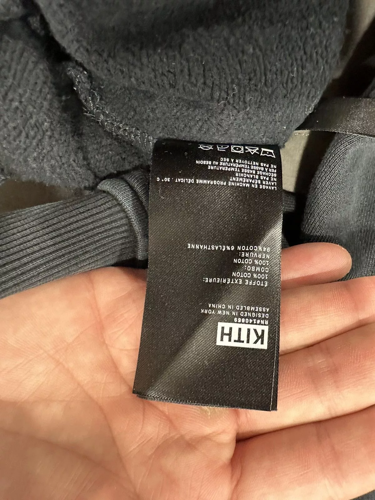 Kith Sweaters Knitwear Kith Crewneck Sweater Black