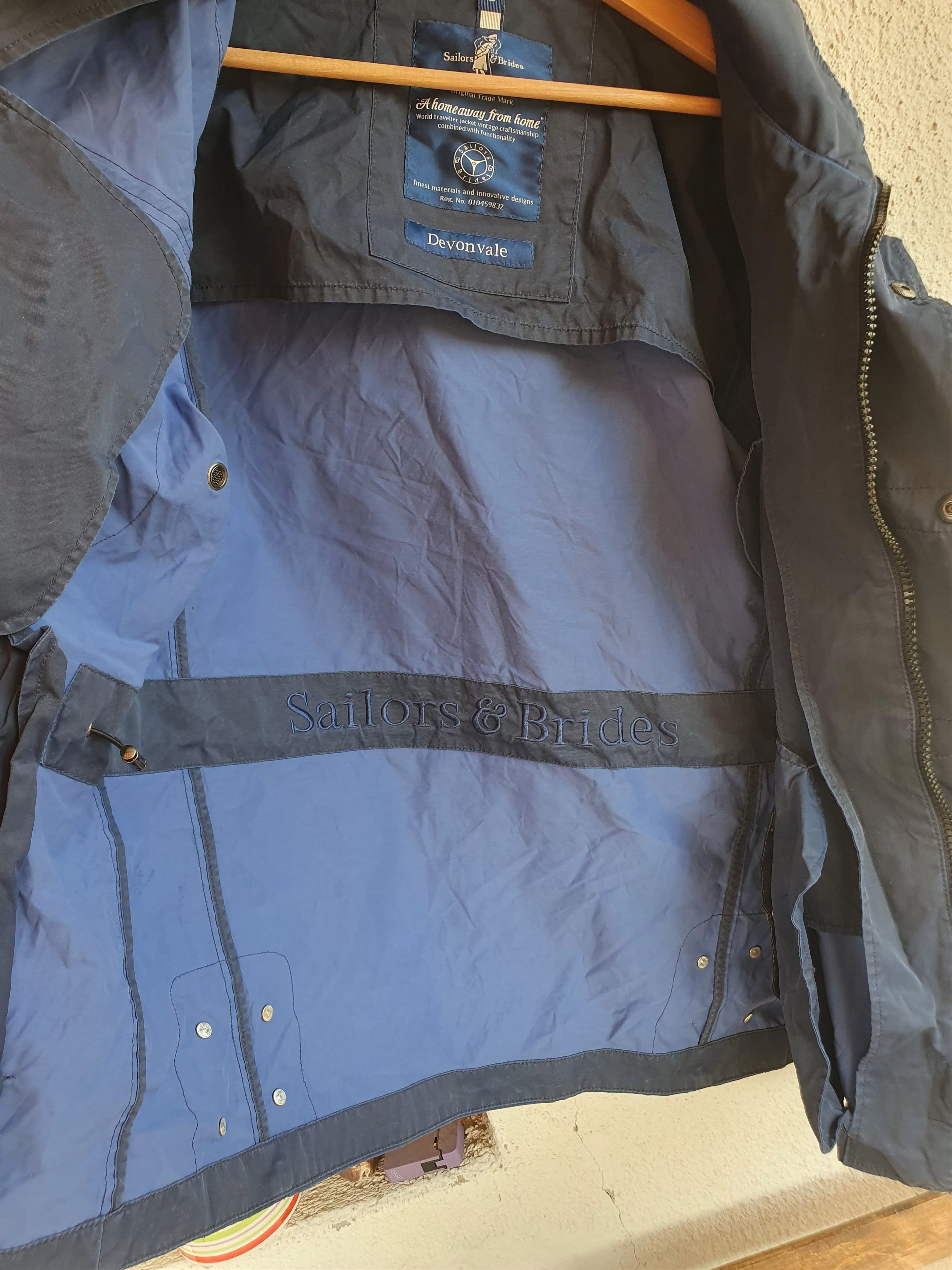 Other Light Jackets Other Sailors & Brides Devonvale Windbreaker Navy jacket sz L Blue Sportswear