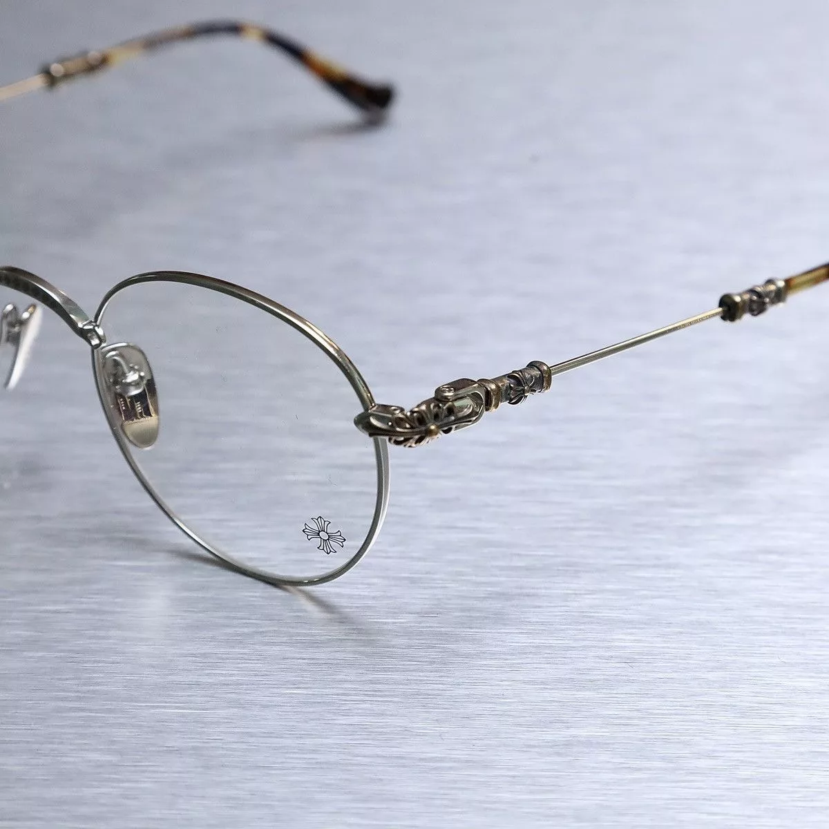 Chrome Hearts Glasses CHROME HEARTS BUBBA - A GLASSES Silver