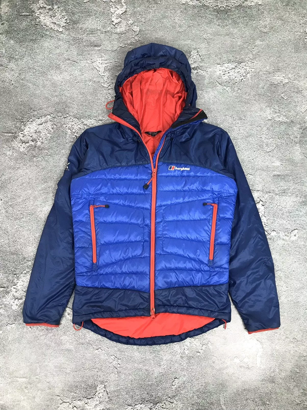 Berghaus Light Jackets Berghaus × Goretex Berghaus EXTREME Lightweight DownWindbreaker Hooded Jacket Blue Gorpcore