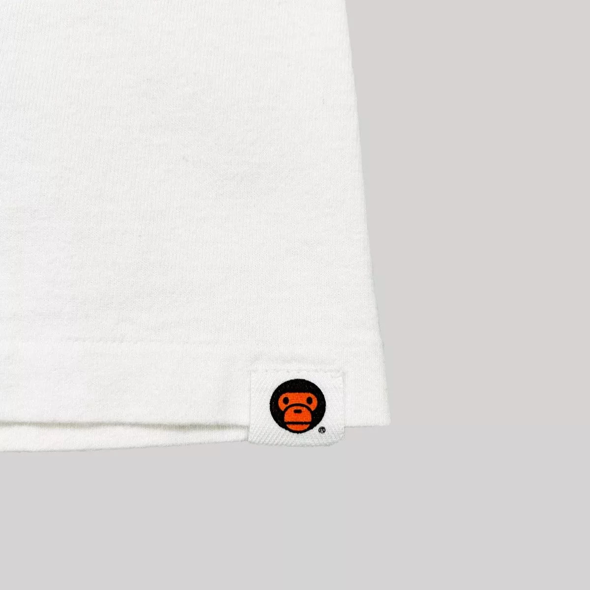 Bape Short Sleeve T Shirts Bape Baby Milo Apelf Tee White