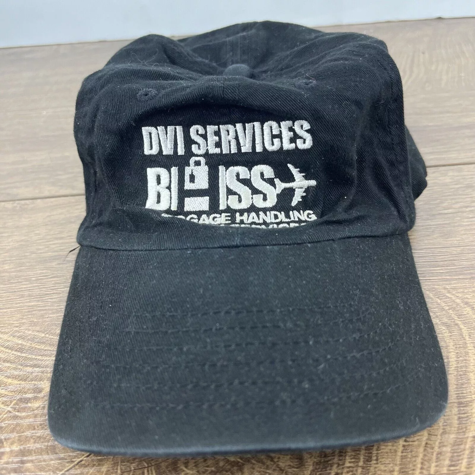 Other Hats Other DVI Services Hat BI ISS Black Hat Adjustable Baggage Handlin