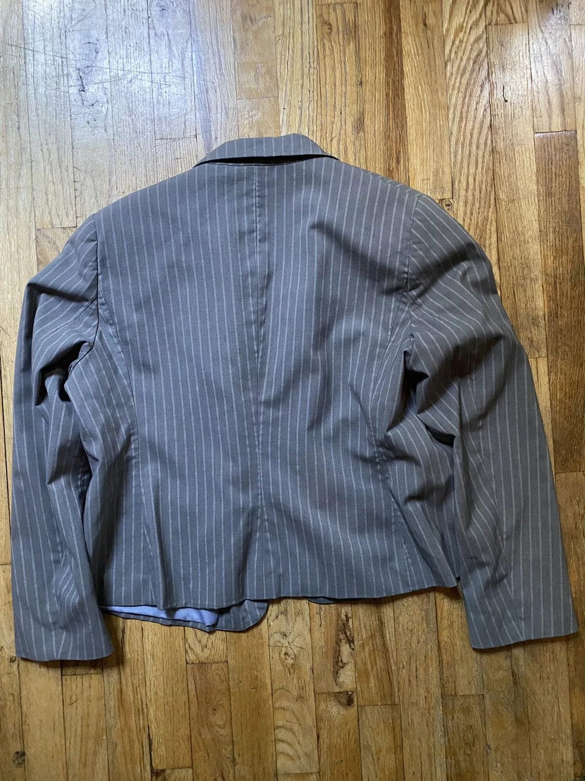 Van Heusen Jackets Van Heusen Y2K pinstripe blazer Gray