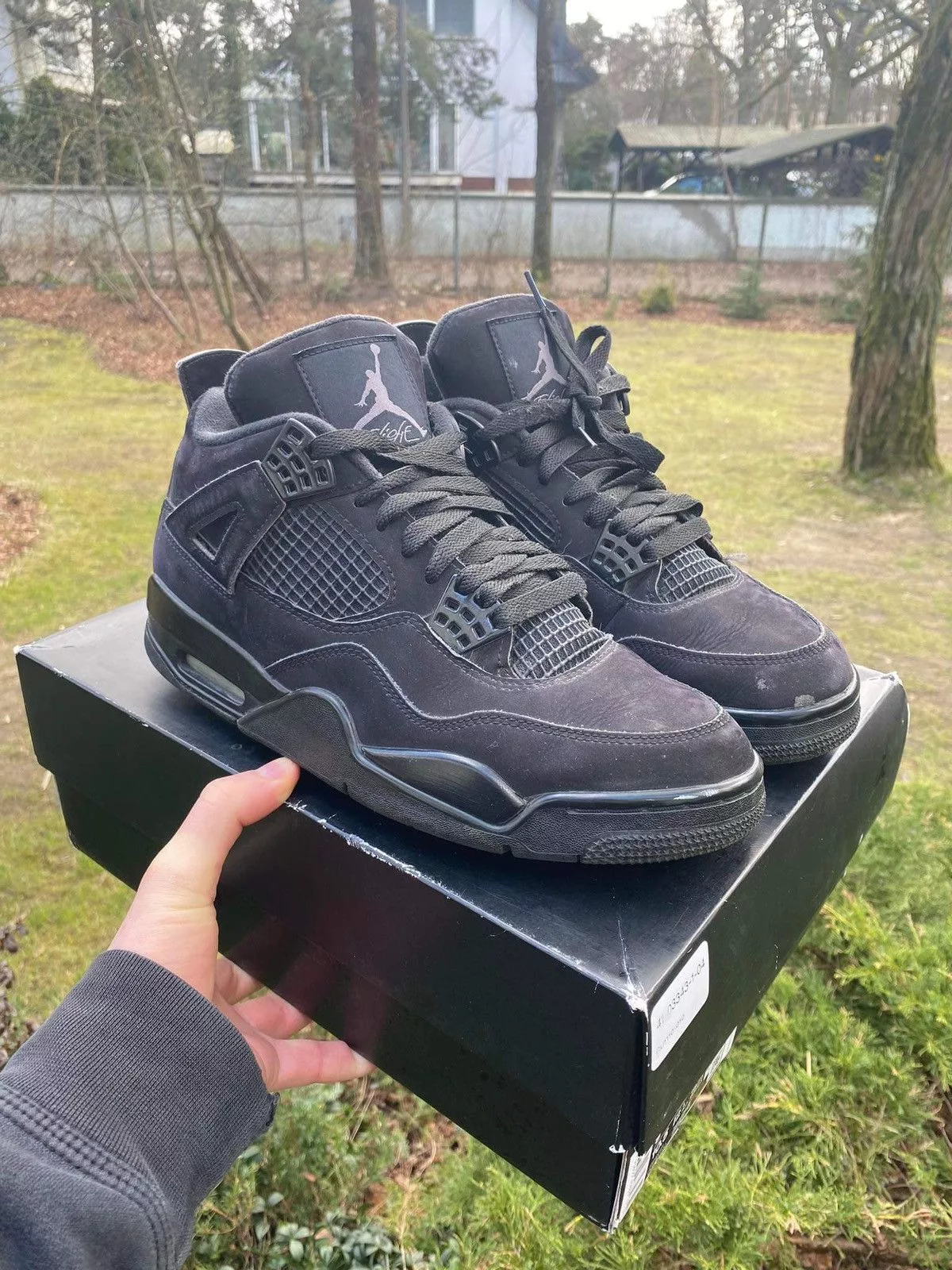 Jordan Brand Low Top Sneakers Jordan Brand × Nike Air Jordan 4 Black Cat