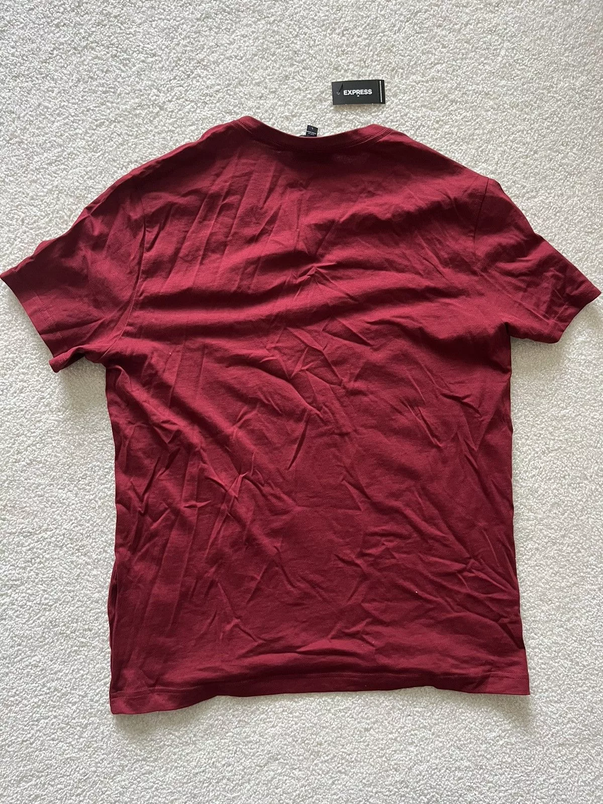 Express Short Sleeve T Shirts Express V-Neck Tee Red