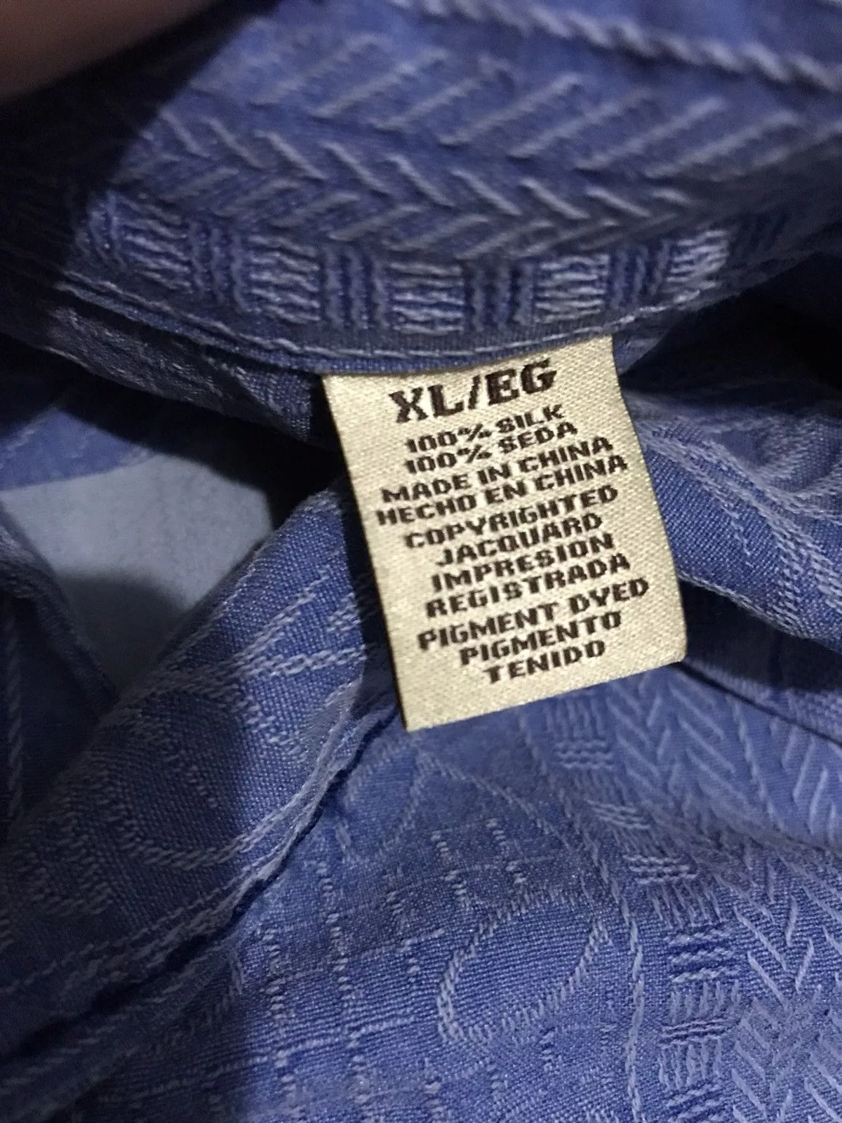 Other Shirts Button Ups Other PURE SILK CUBAN CAMP COLLAR SUMMER BUTTON UP Blue