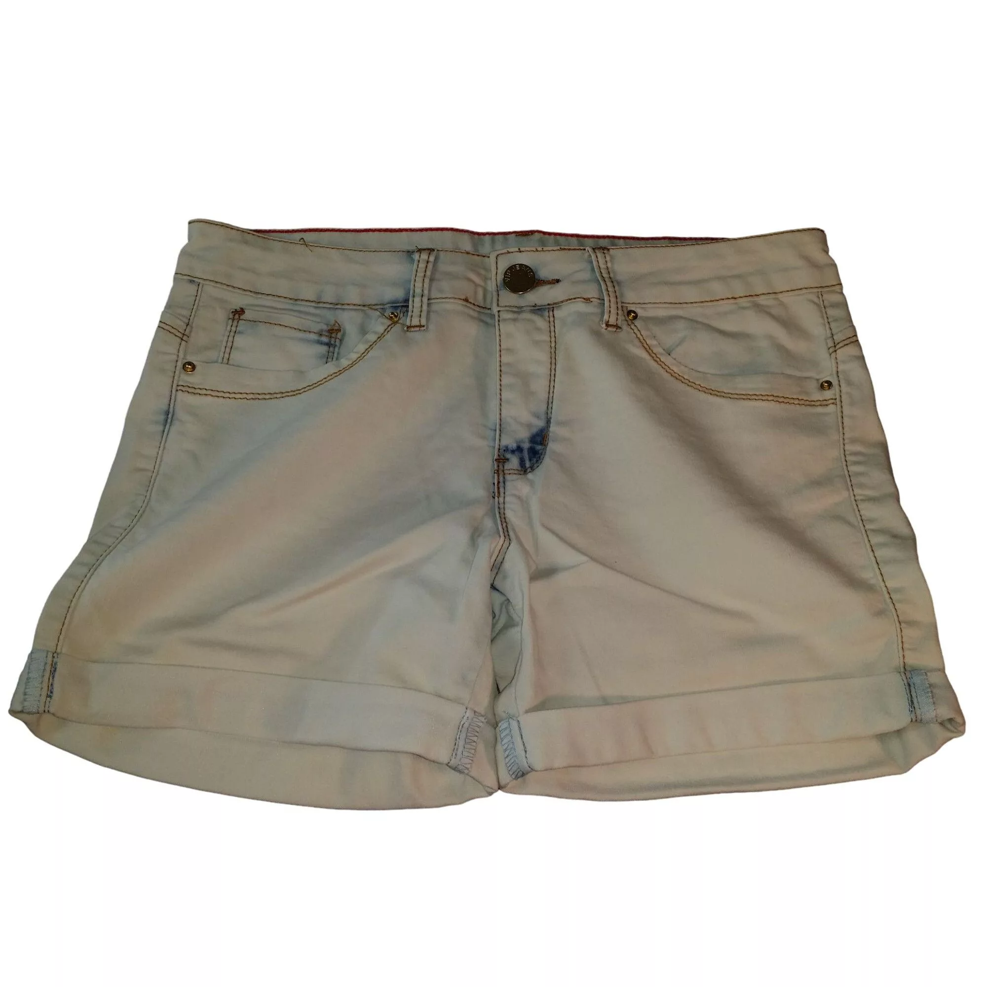 Other Shorts Other V.I.P Jeans Shorts Women Sz 7 / 8 Light Blue Denim Cuffed Su