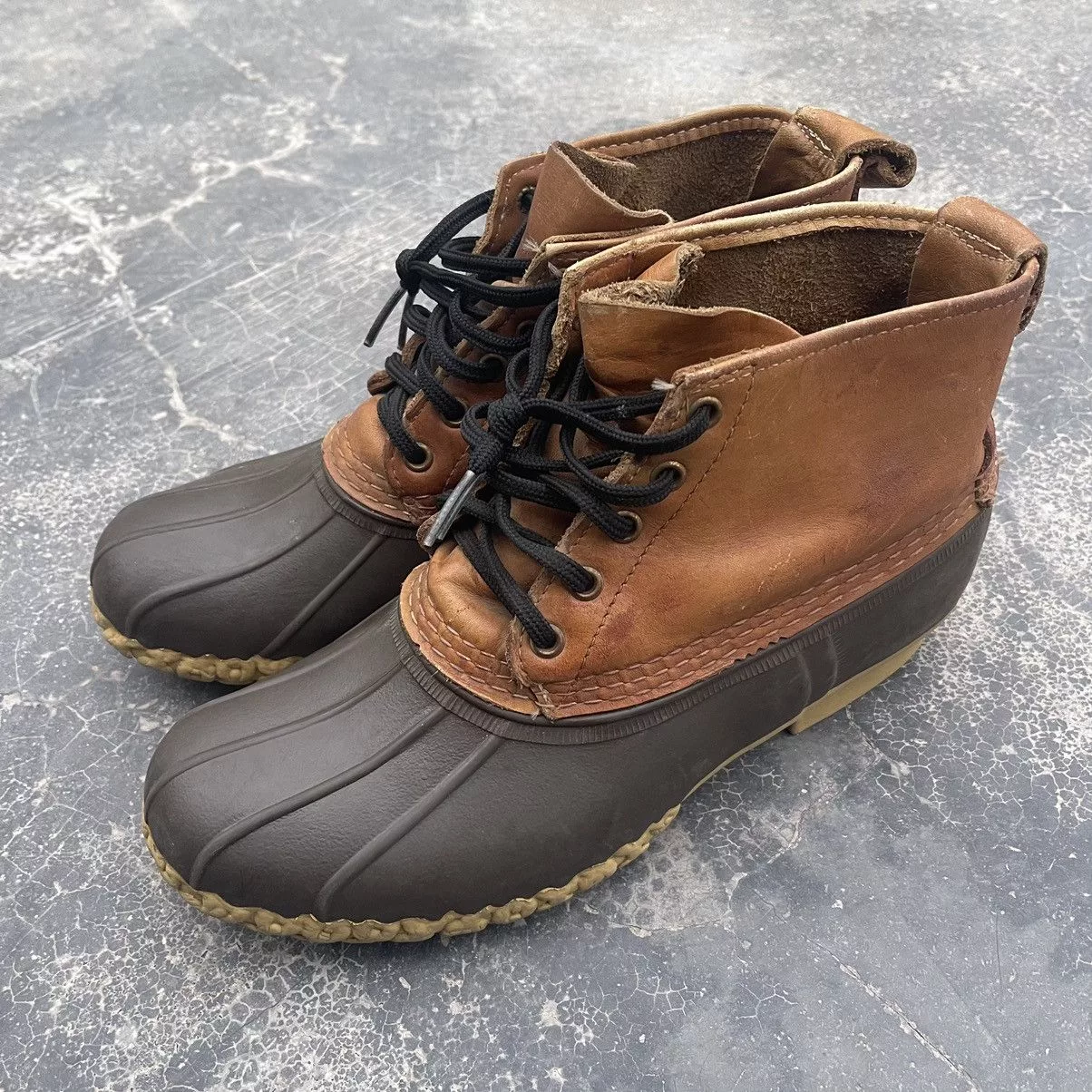 L.L. Bean Boots L.L. Bean × Vintage Vintage L.L Bean leather boots Brown