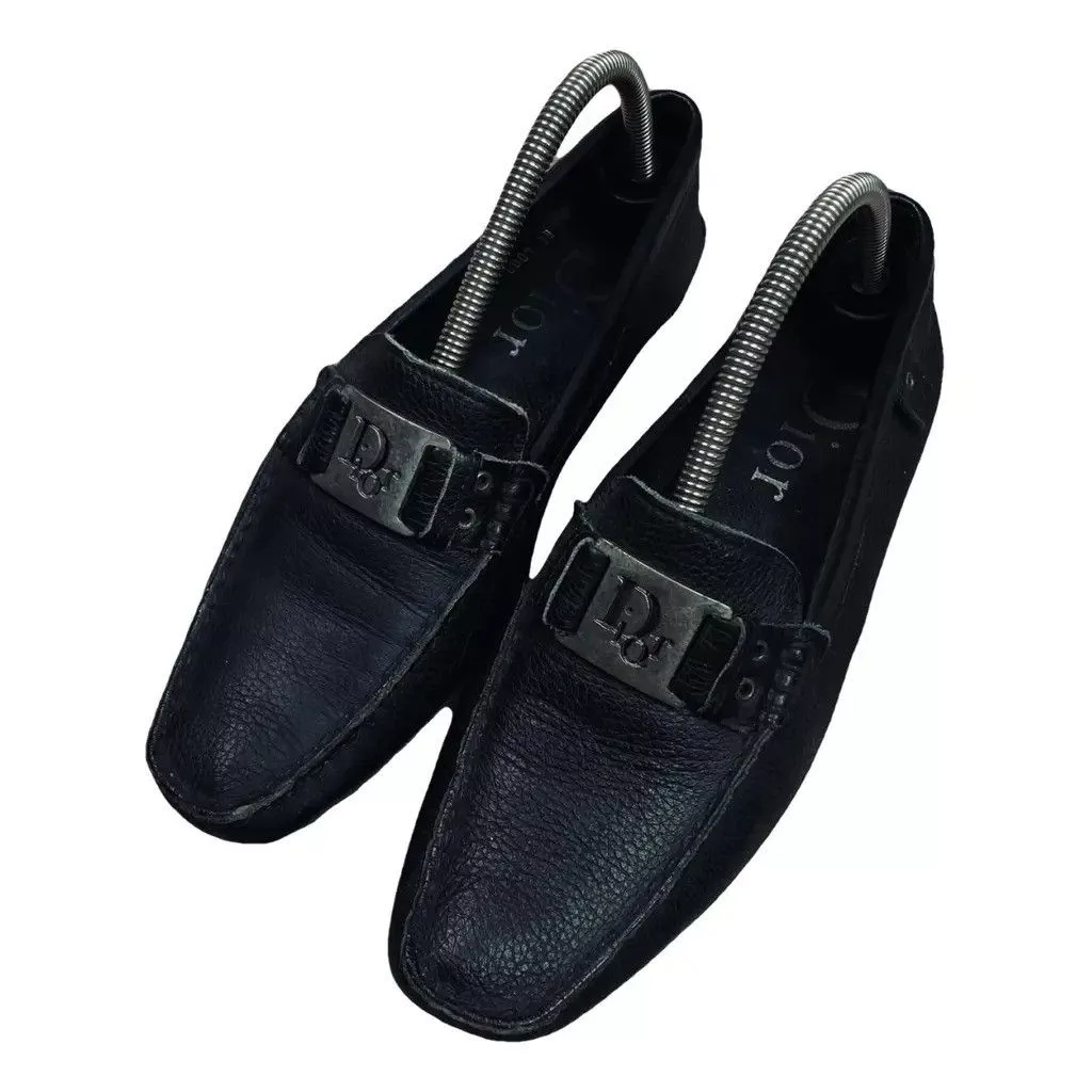 Dior Flats with logo Size: 39 Black