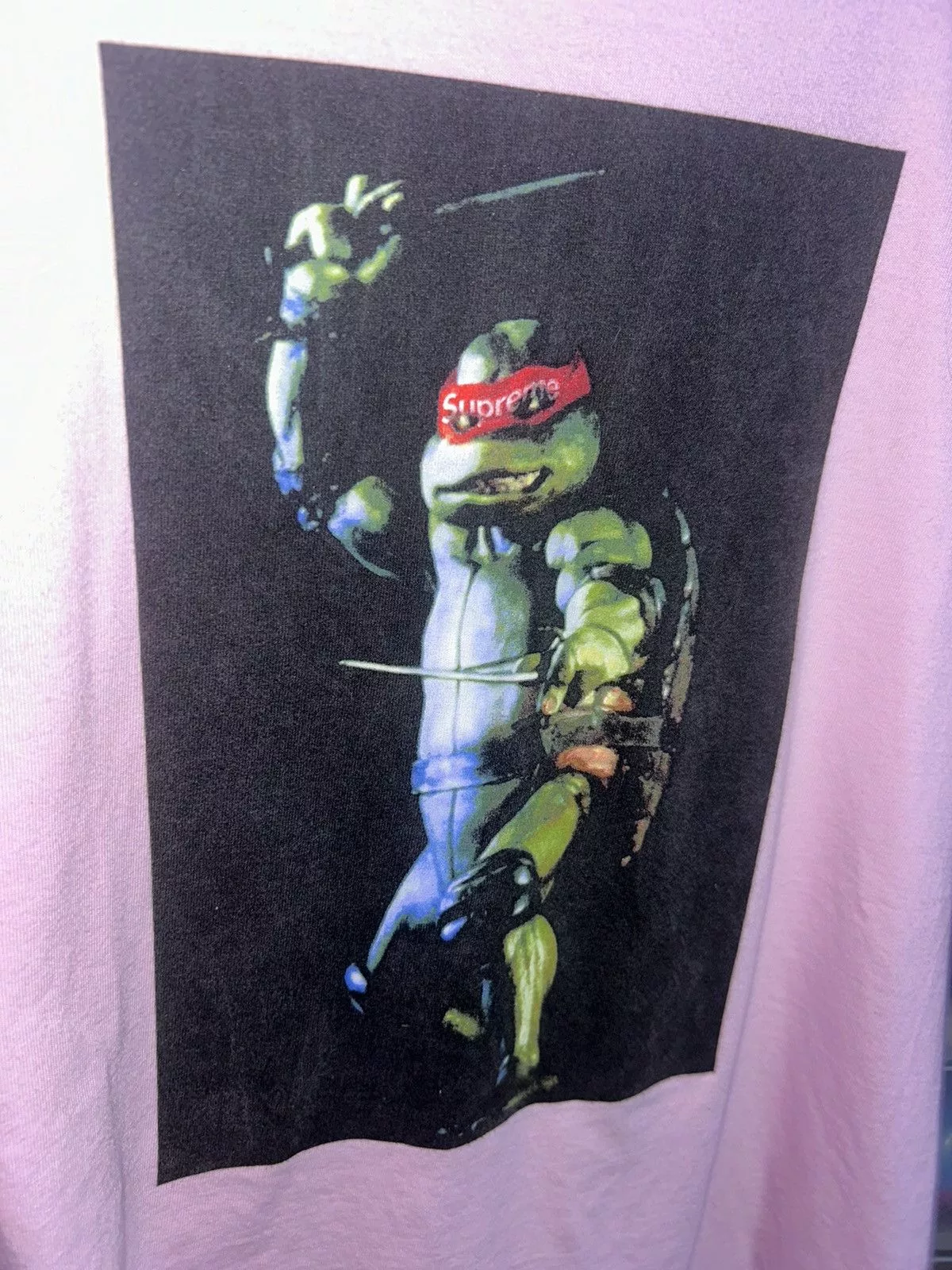 Supreme Short Sleeve T Shirts Supreme Raphael Tee size Large SS21 Pink