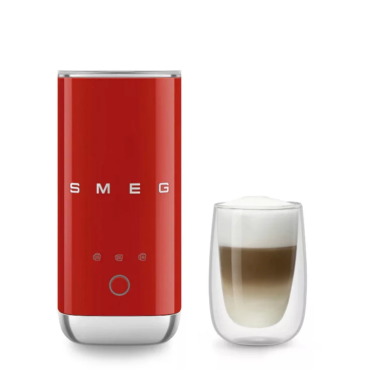 SMEG  Mini Milk Frother Red
