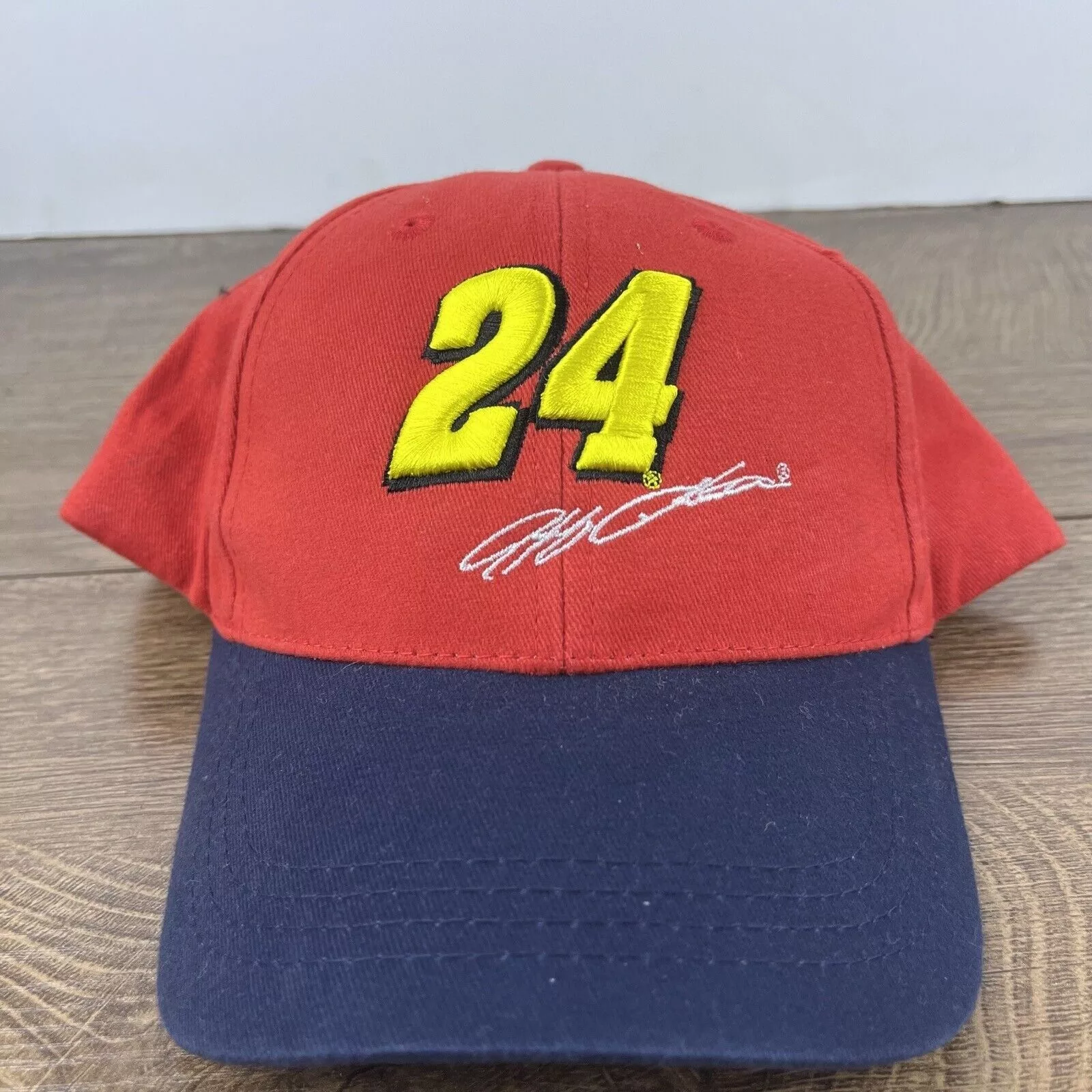 Other Hats Other Jeff Gordon 24 Hat NASCAR Racing Hat Red Hat Adjustable Red