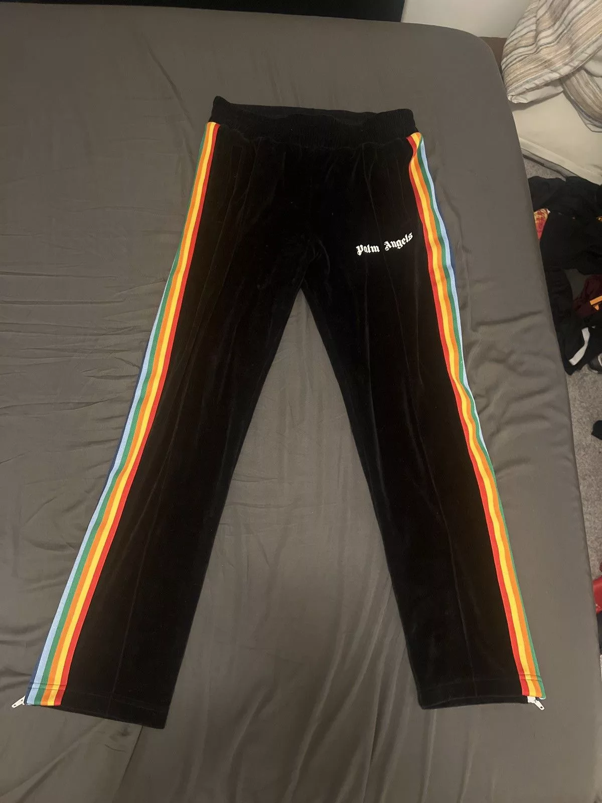 Palm Angels Sweatpants Joggers Palm Angels Black Velour