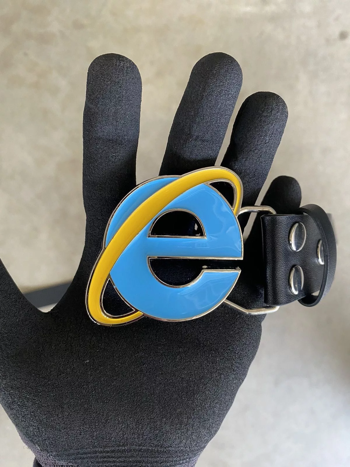 Drought Belts Drought × Microsoft 2023 DROUGHT INTERNET EXPLORER BELT Black Vintage