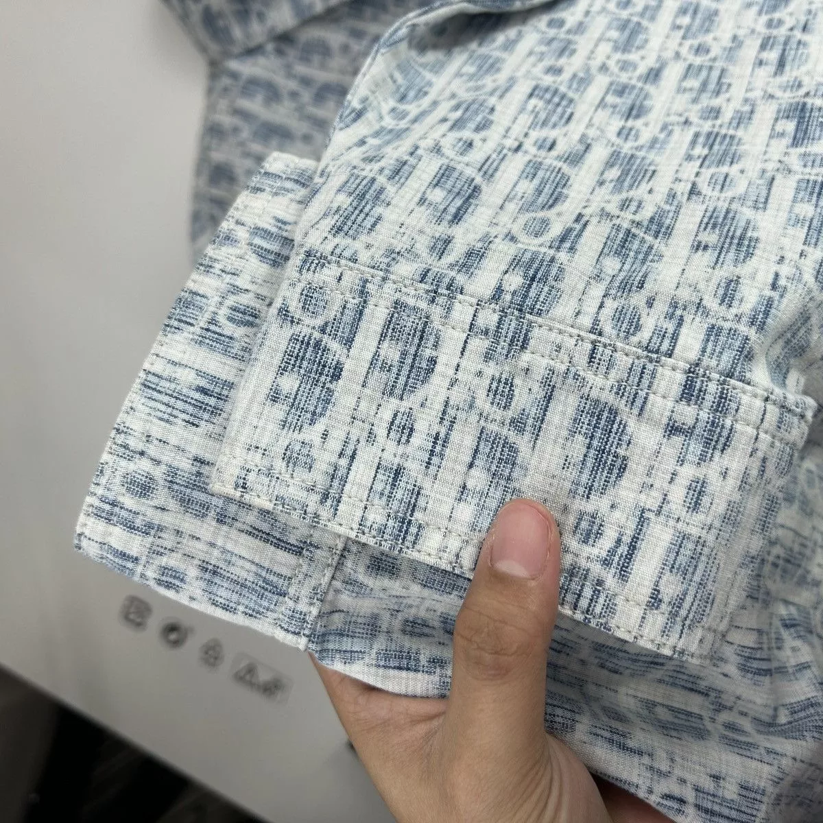 Dior Shirts Button Ups Dior oblique shirt Blue