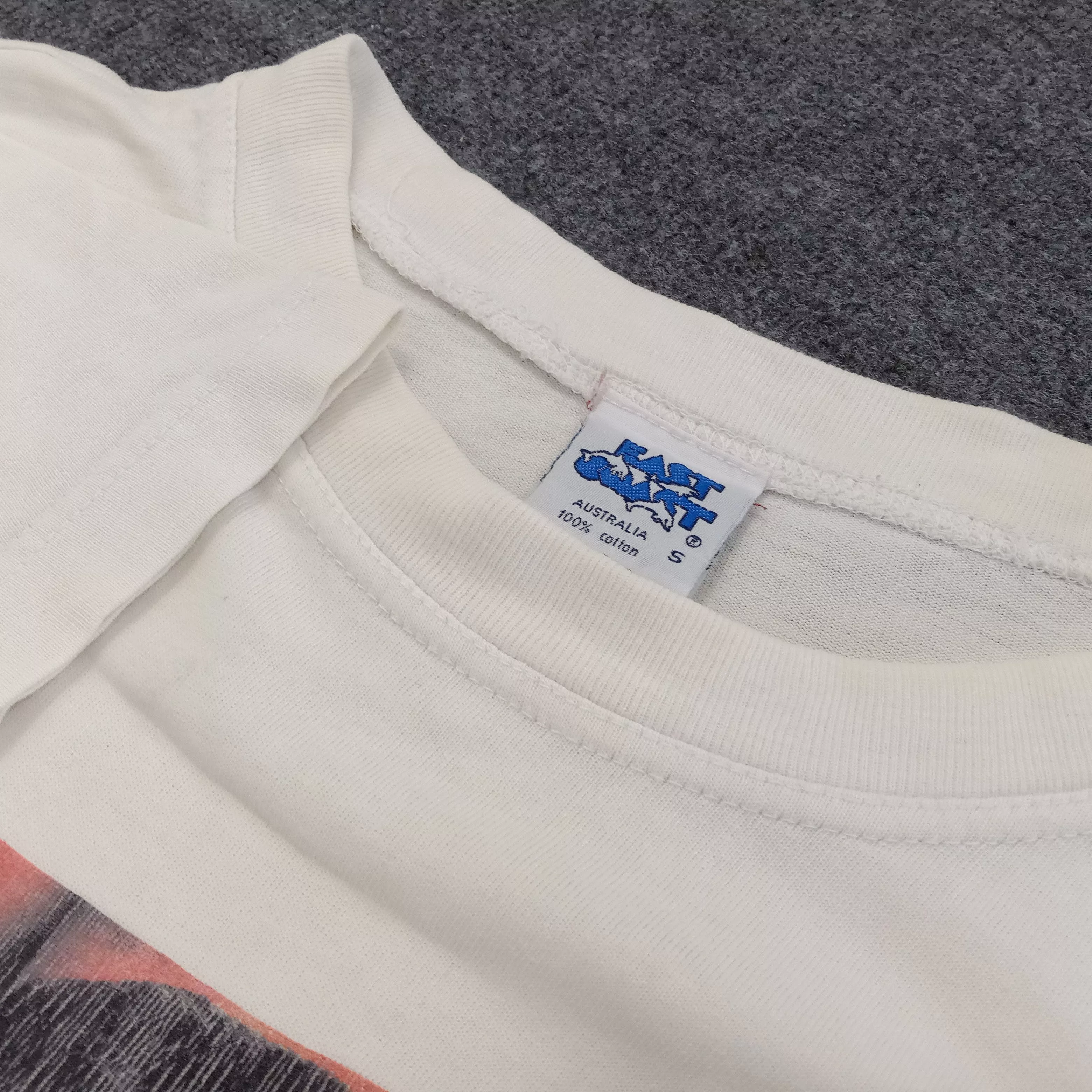 Universal Studios Short Sleeve T Shirts Universal Studios × Vintage James Bond 007 Tomorrow Never Dies Movie Tshirt White