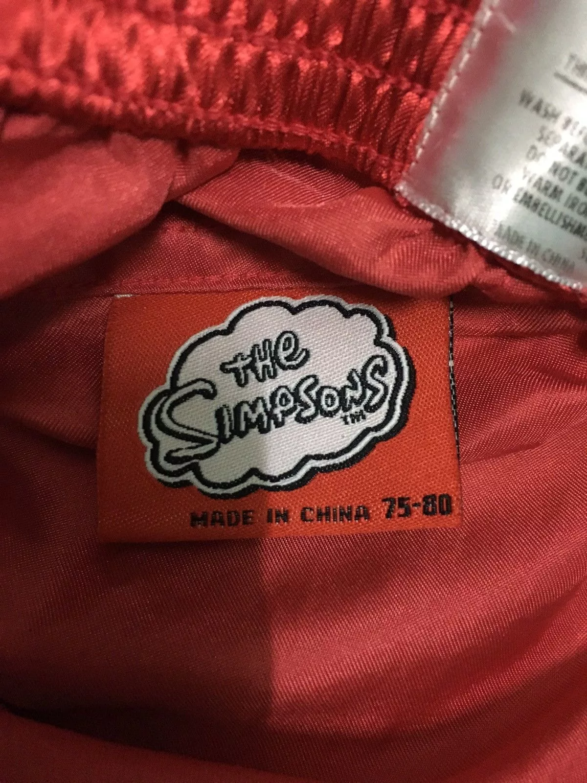 FINAL DROP🔥The simpsons shorts like boxer polyester material Red