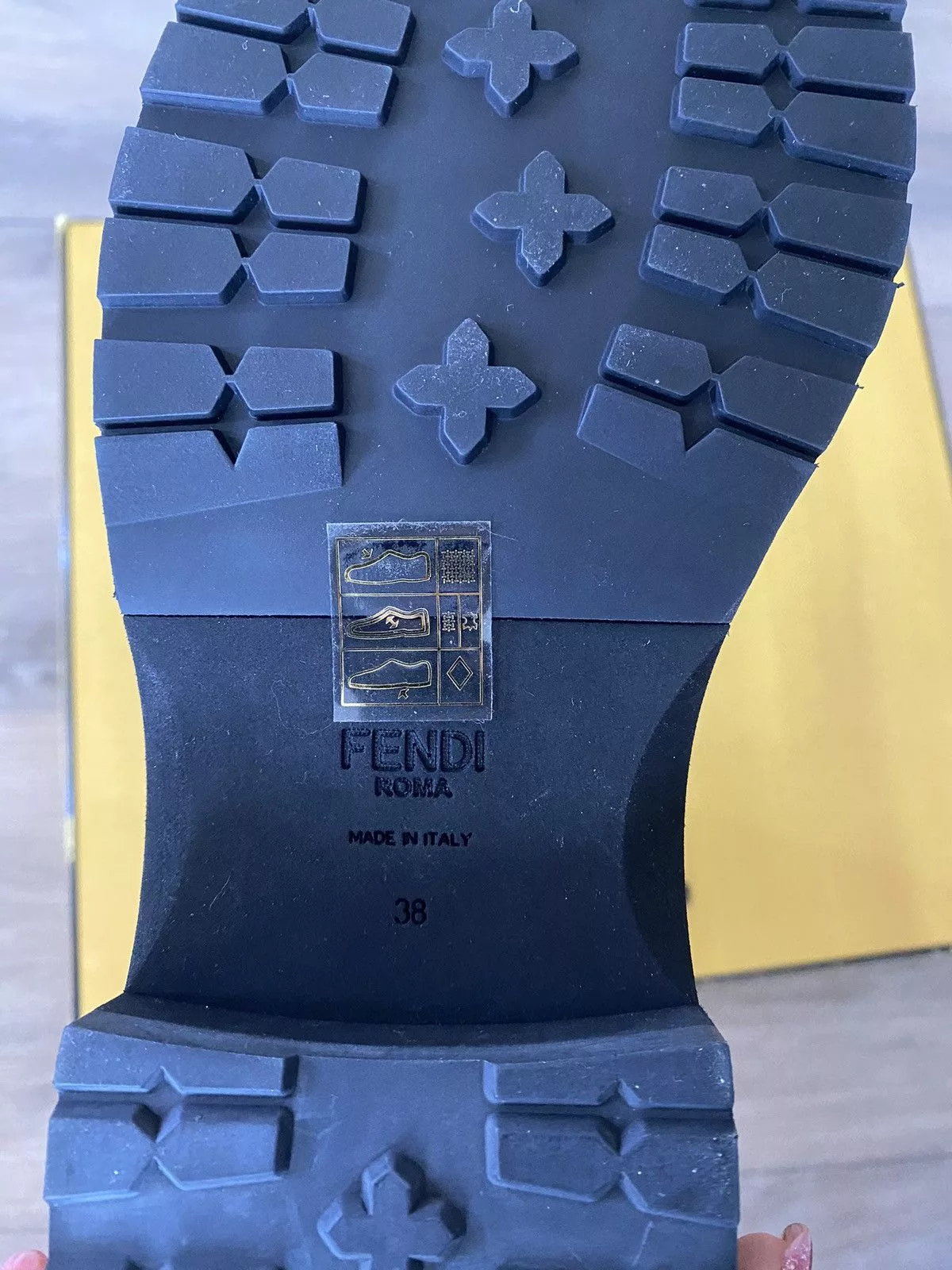 Fendi Boots Authentic Fendi biker boots Black