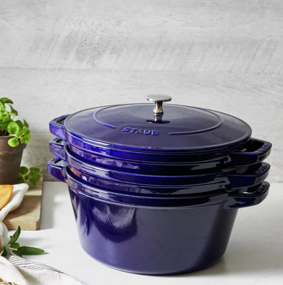 Stackable 4 pc Set Dark Blue