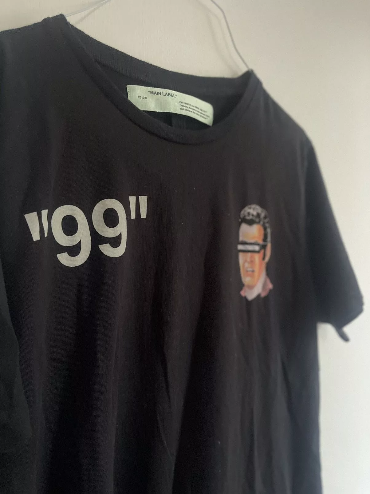 Off-White Short Sleeve T Shirts Off-White Off white Impressionism Vampire TEE Black