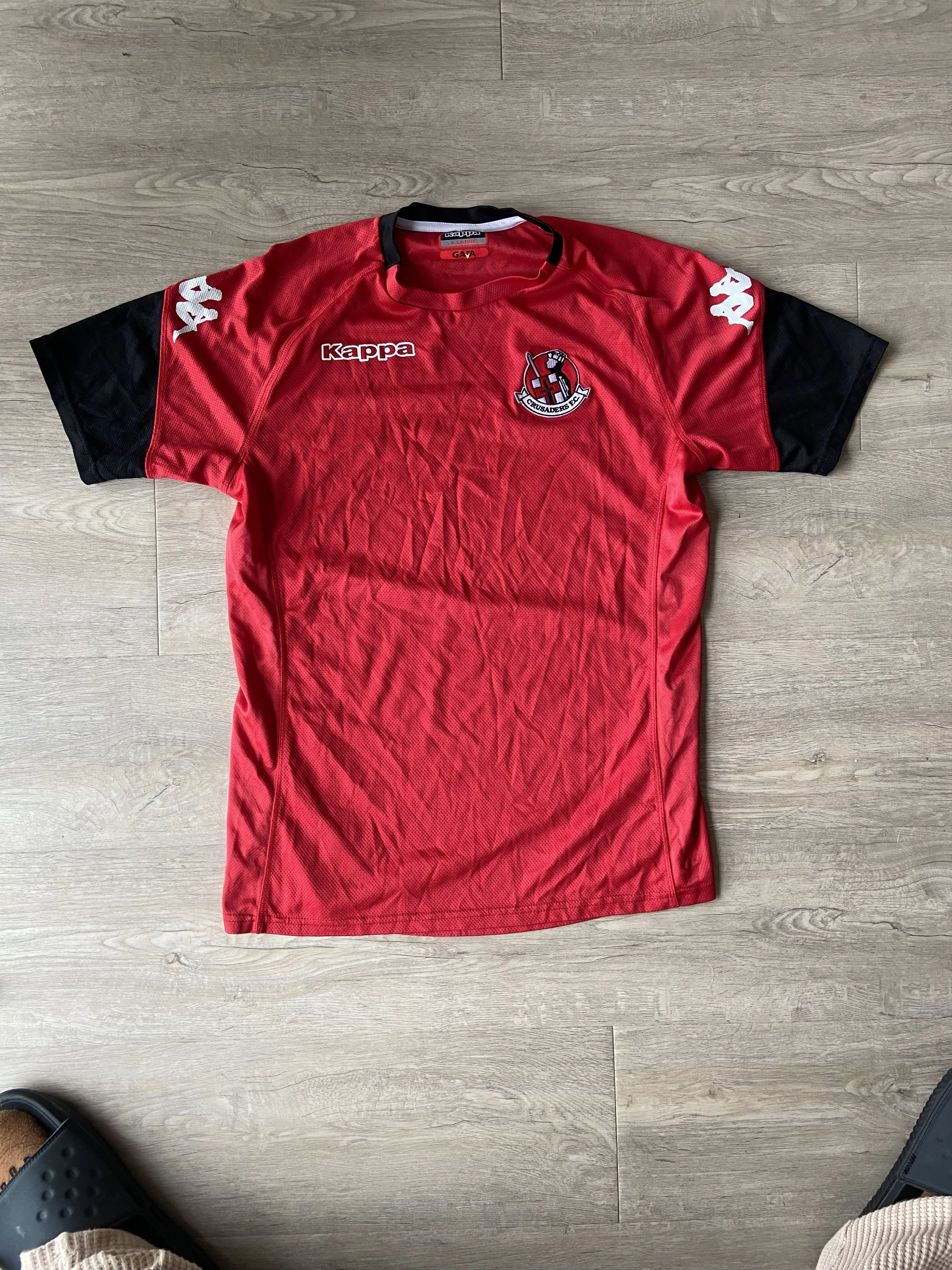 Kappa Jerseys Kappa Crusaders FC Northern Ireland Jersey Red