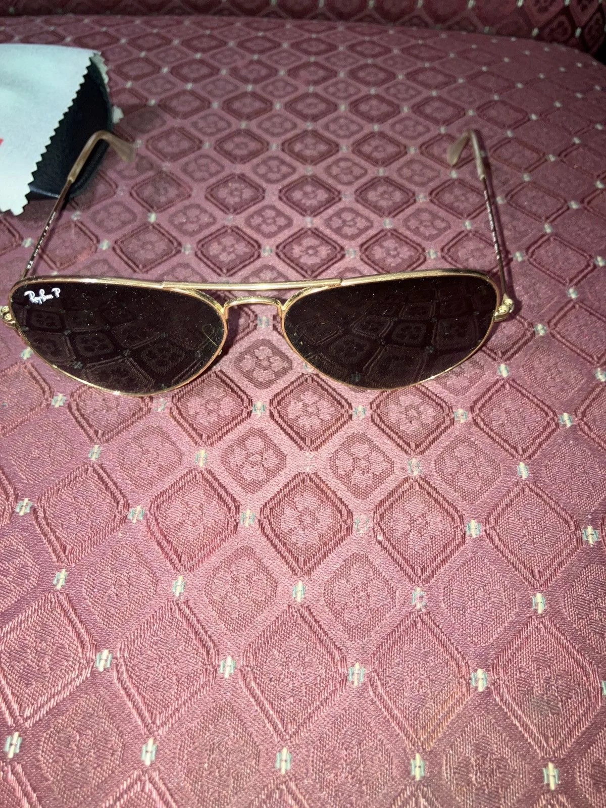 RayBan Sunglasses RAYBAN AVIATORS WITH CASE AND CLOTH Black