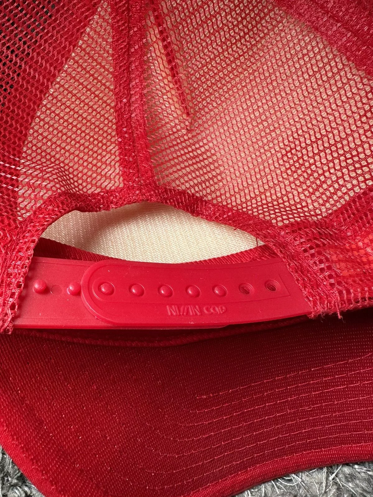 Antony Riddle Hats Antony Riddle Red/Black Glitter RiDDLE Trucker Hat