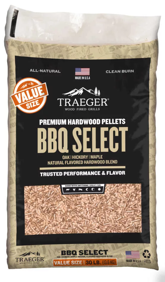 VALUE BAG BBQ SELECT PELLETS 30 LB