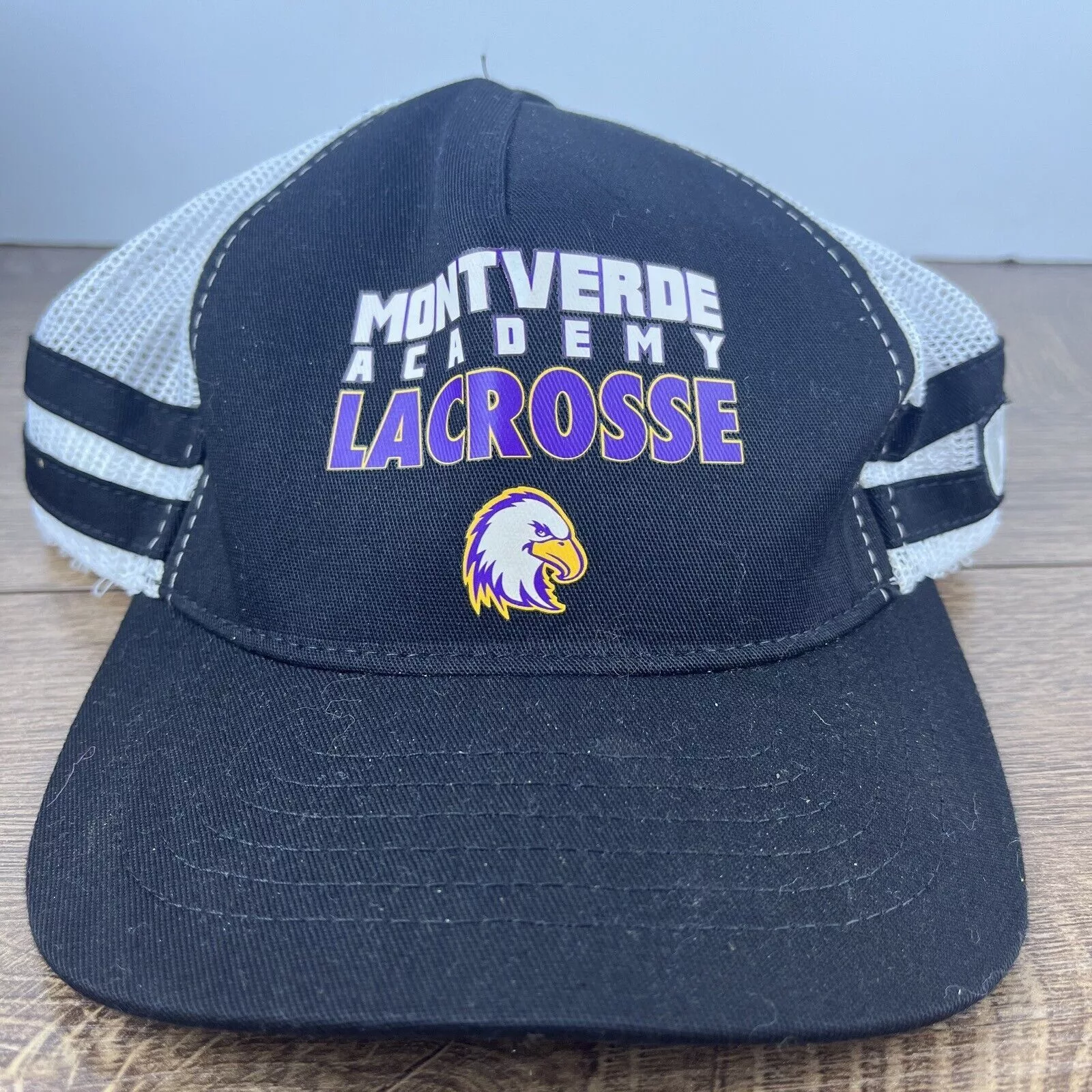 Other Hats Other Mountverde Academy Lacrosse Hat Eagles Black Hat Adjustable