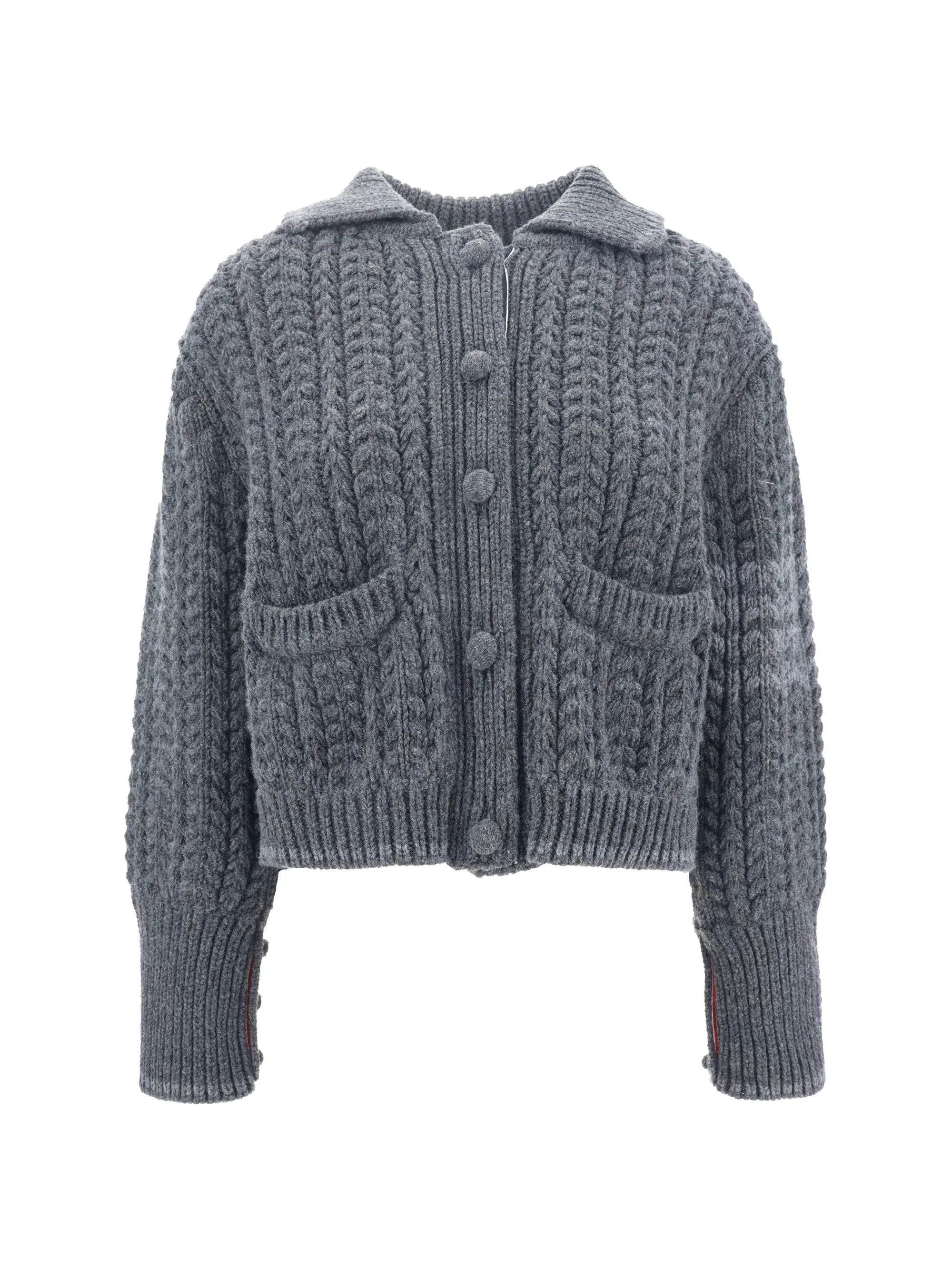 Thom Browne Jackets Thom Browne Cardigan Gray