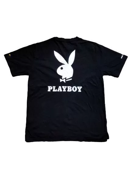 BASE CONTROL Short Sleeve T Shirts BASE CONTROL × Playboy Playboy X Base Control Tee Black
