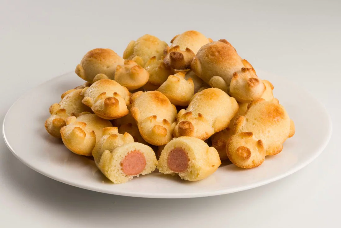 12 Little Pigs in Blankets, Silicone Mold