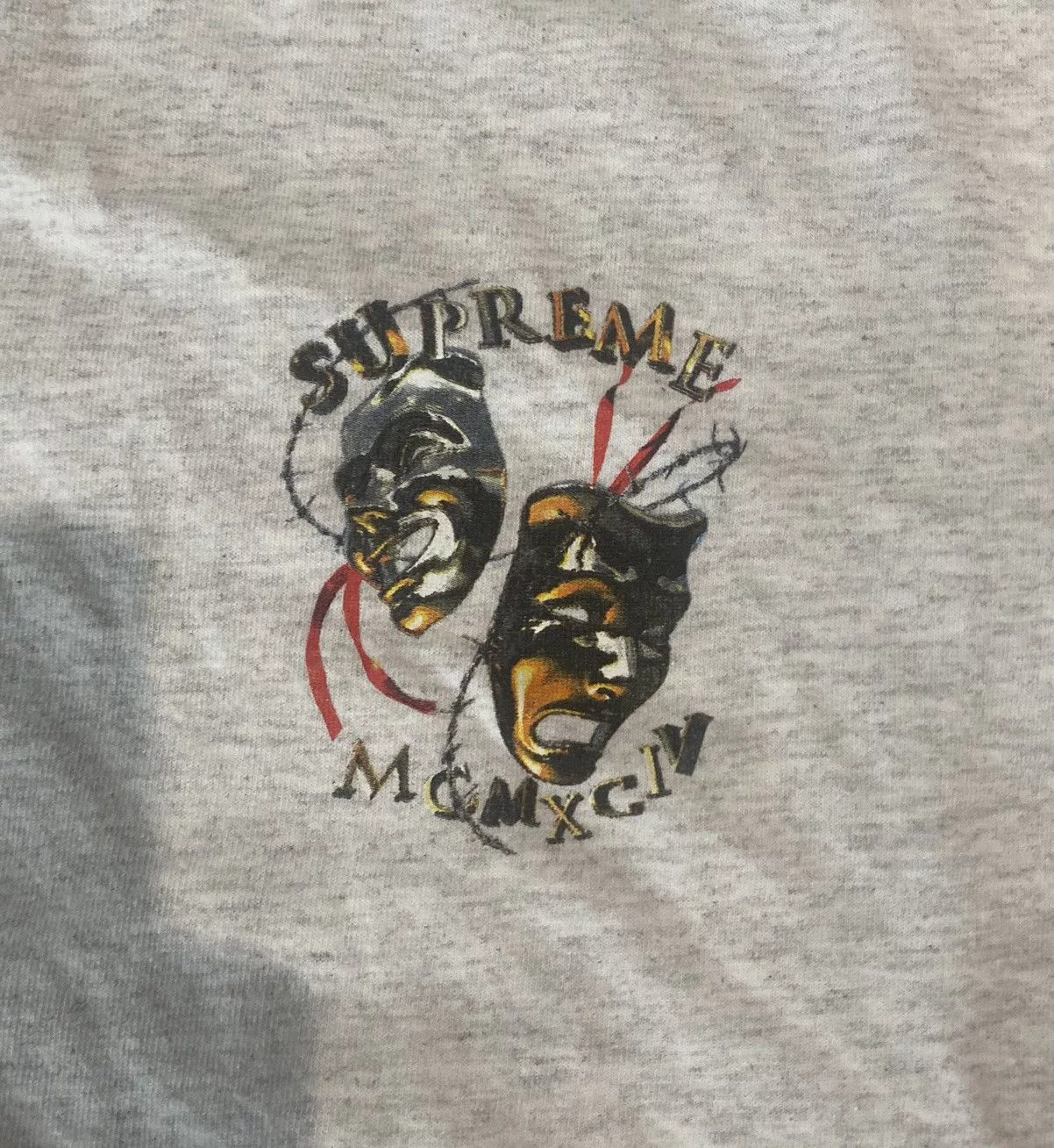 Supreme Short Sleeve T Shirts Supreme tee Gray