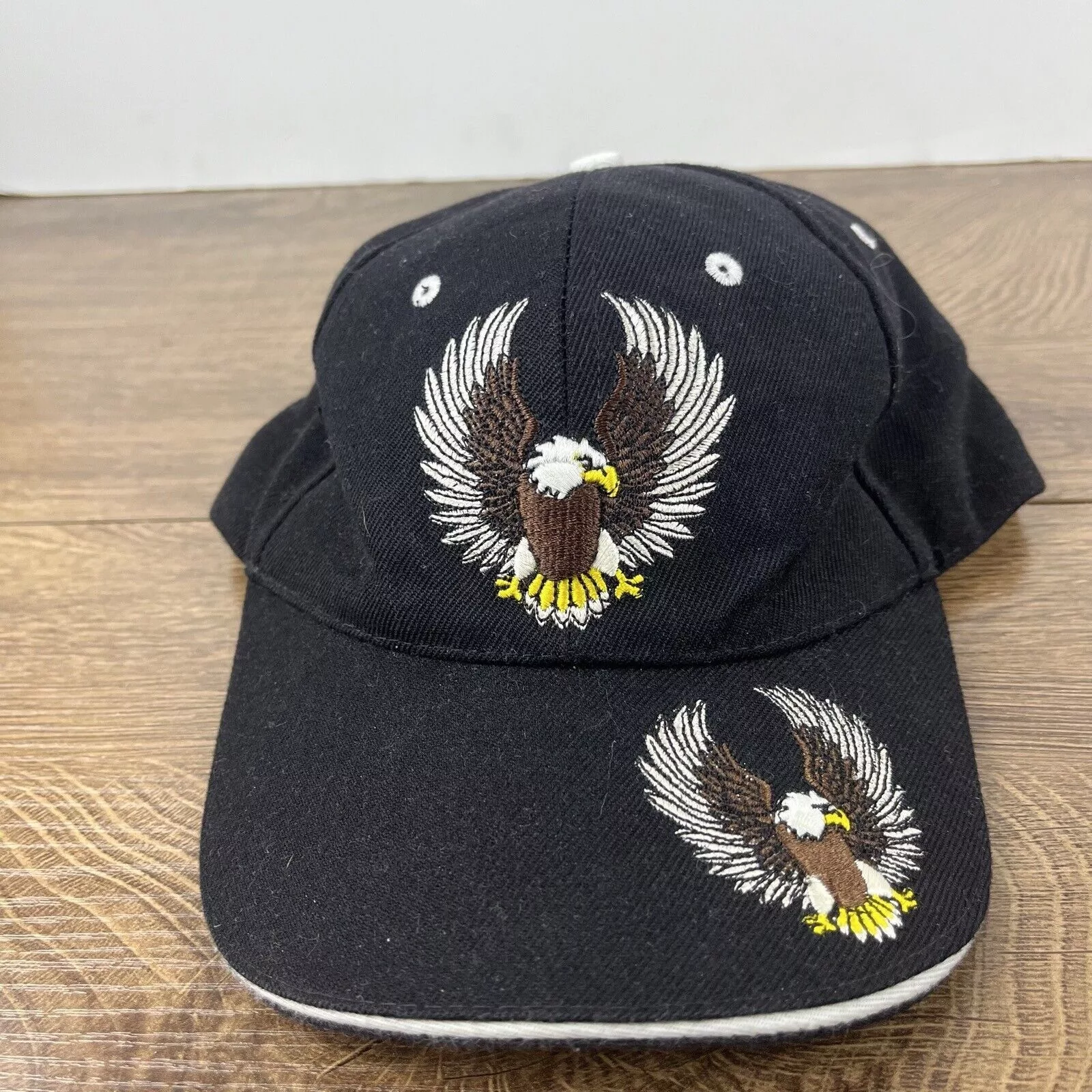 Other Hats Other Bald Eagle Hat America Bald Eagle Black Hat Adjustable Adult