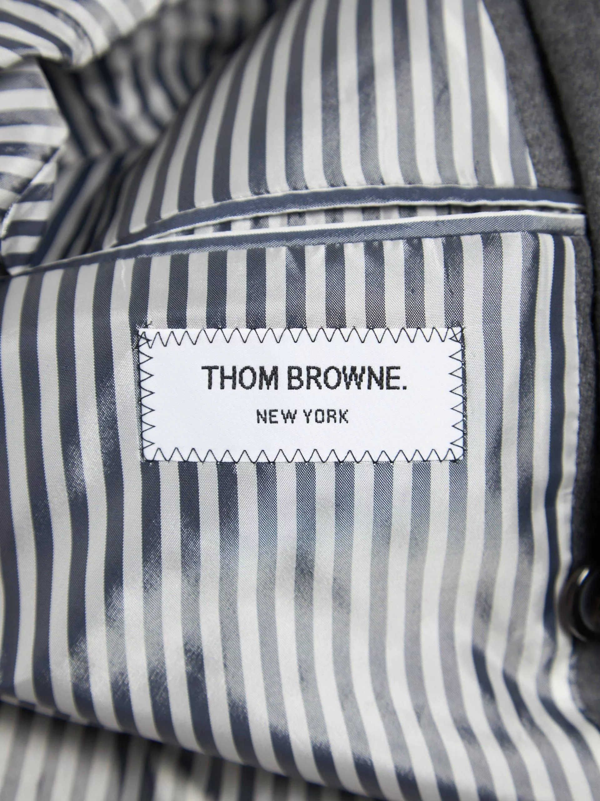 Thom Browne Light Jackets Thom Browne Gray Woolen Blazer
