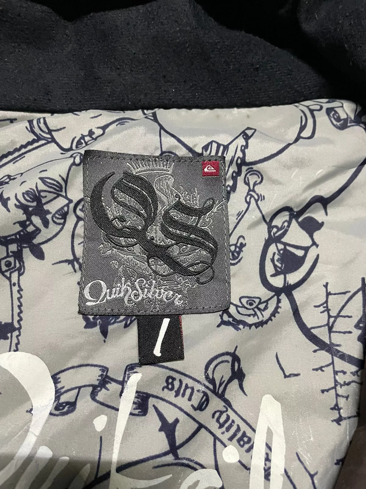 Quicksilver Light Jackets Outdoor QuickSilver 1969, Oceanbeach fullprint Windbreaker Multi Gorpcore
