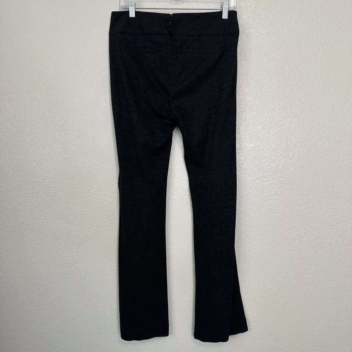 Other Pants Other CAbi Ponte Knit Stretch Back Zip Trouser Pants Gray