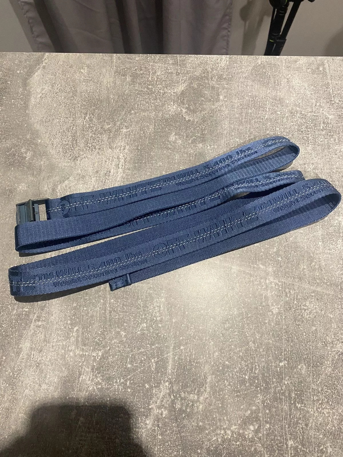 Off-White Belts Off-White Industrial Belt Navy Blue