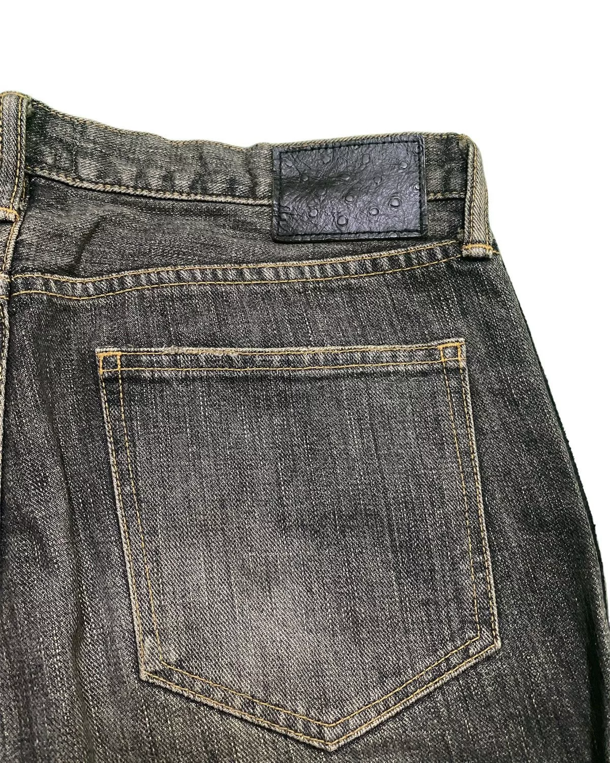 Sophnet. Denim Sophnet. × uniform experiment Sophnet Phase Clawmark Leather Stripe Denim Jeans Gray