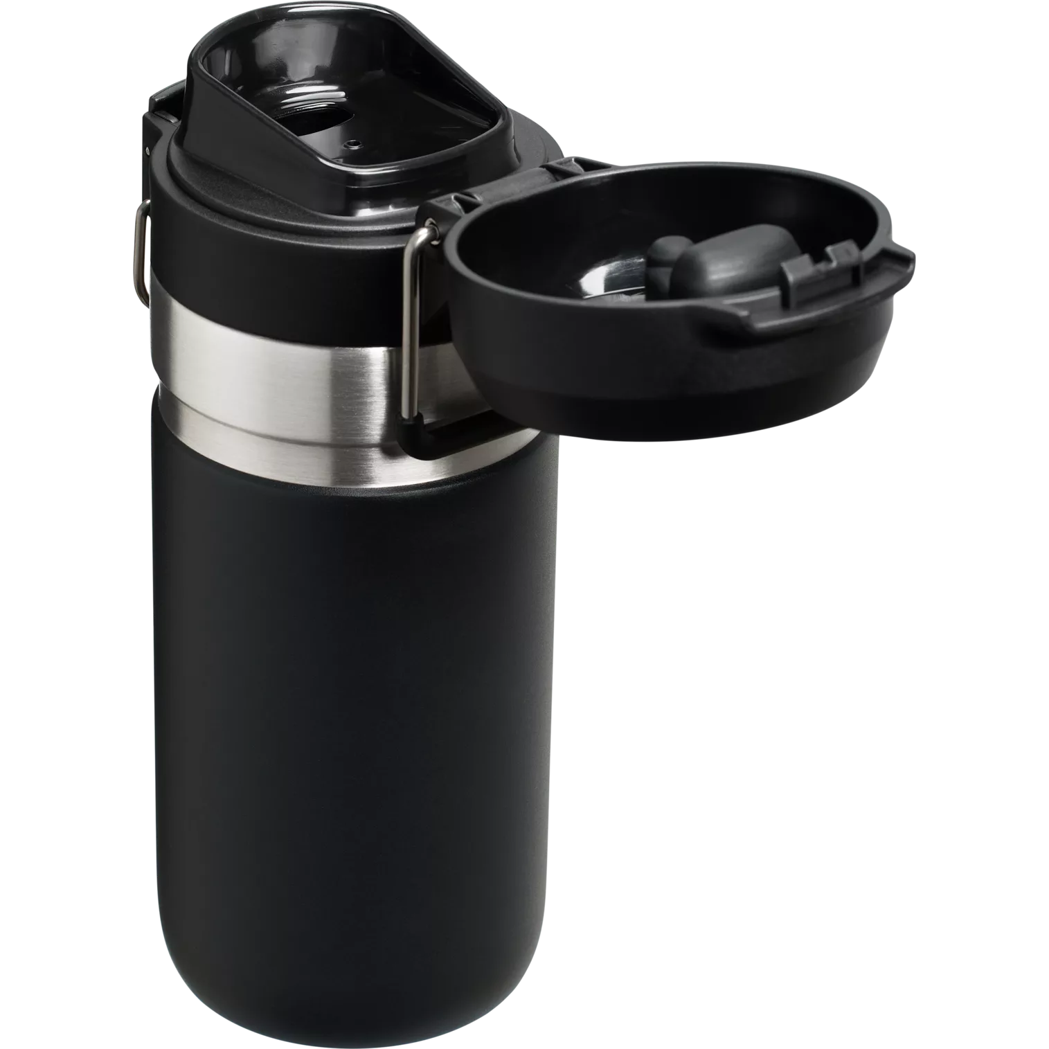 Stanley 16 OZ Quick Flip Go Water Bottle In Black