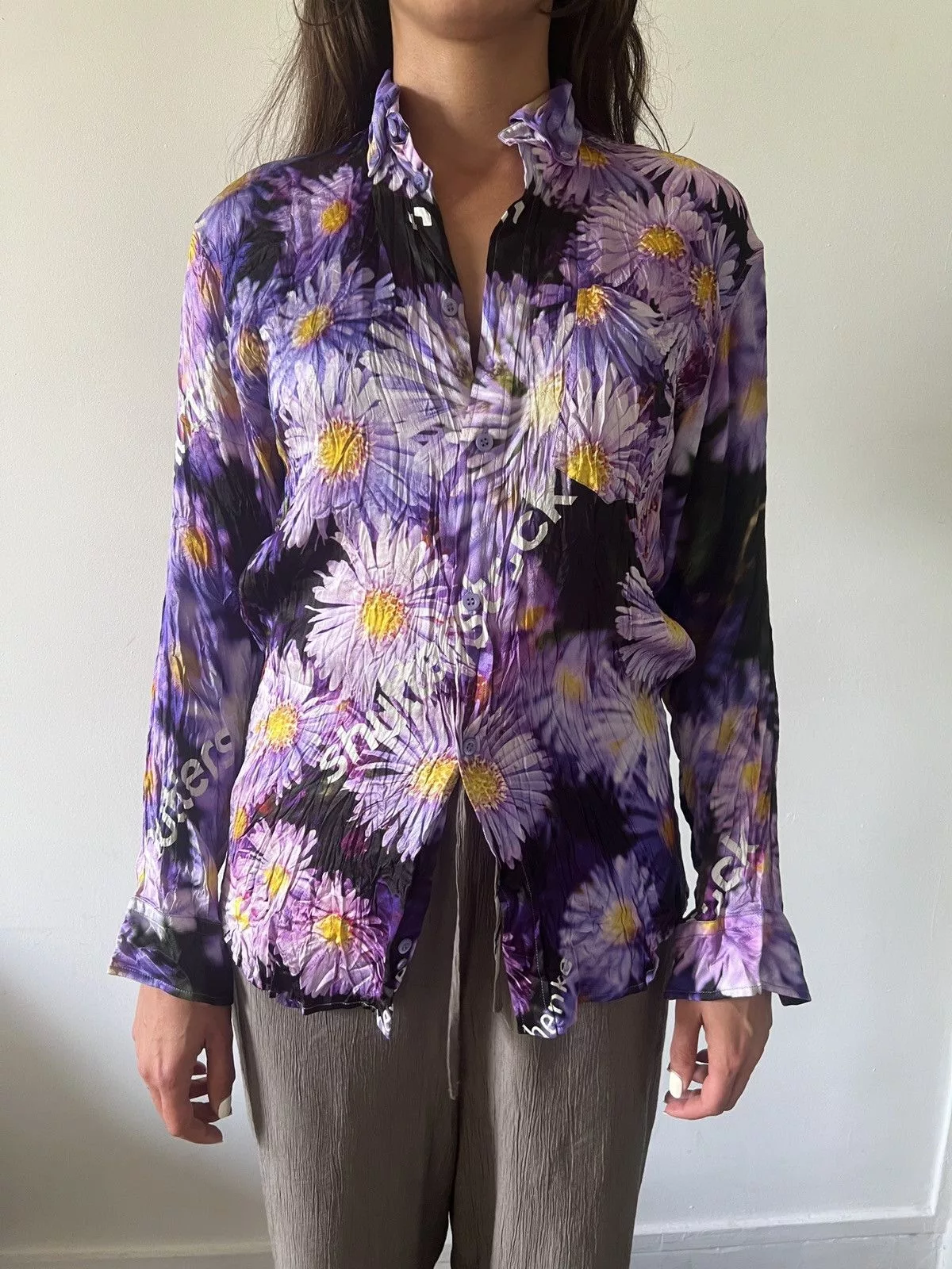Balenciaga Button Ups Balenciaga shirt Brown