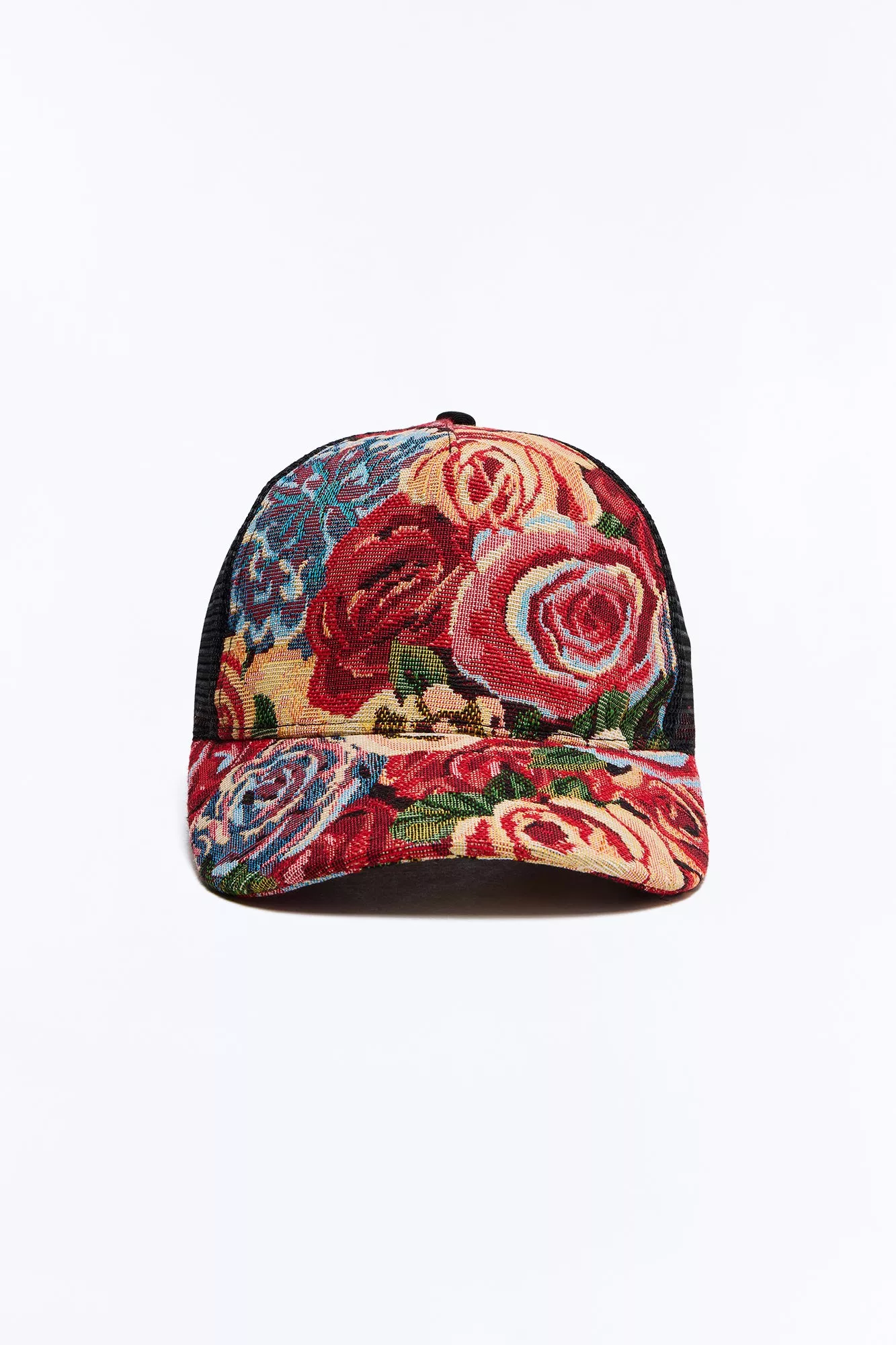 Red Red Roses Trucker Hat - Multi Color